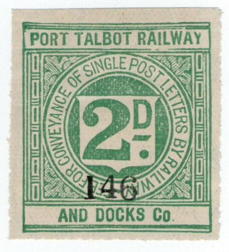 Railway Letter Stamps Port Talbot Railway and Docks Company